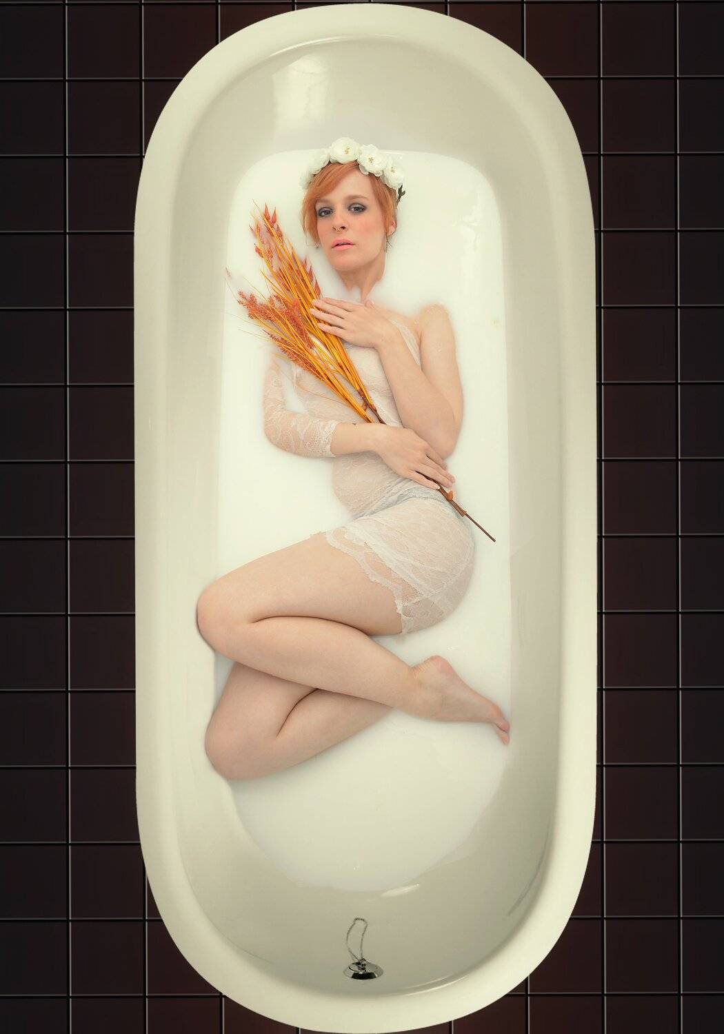 девушка, ванна, Sergii Vidov