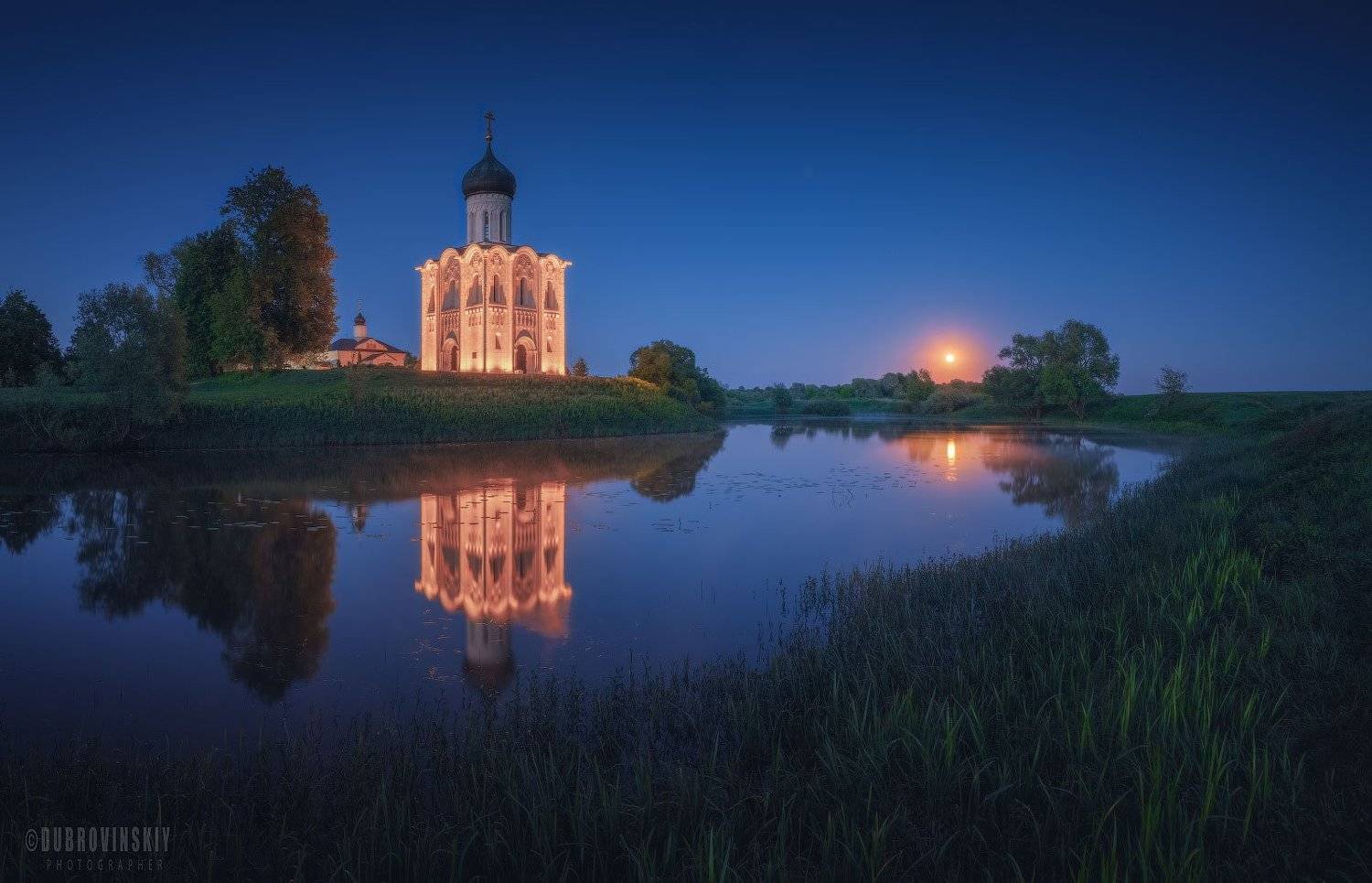 боголюбово, владимирская область, церковь, луна, Михаил Дубровинский