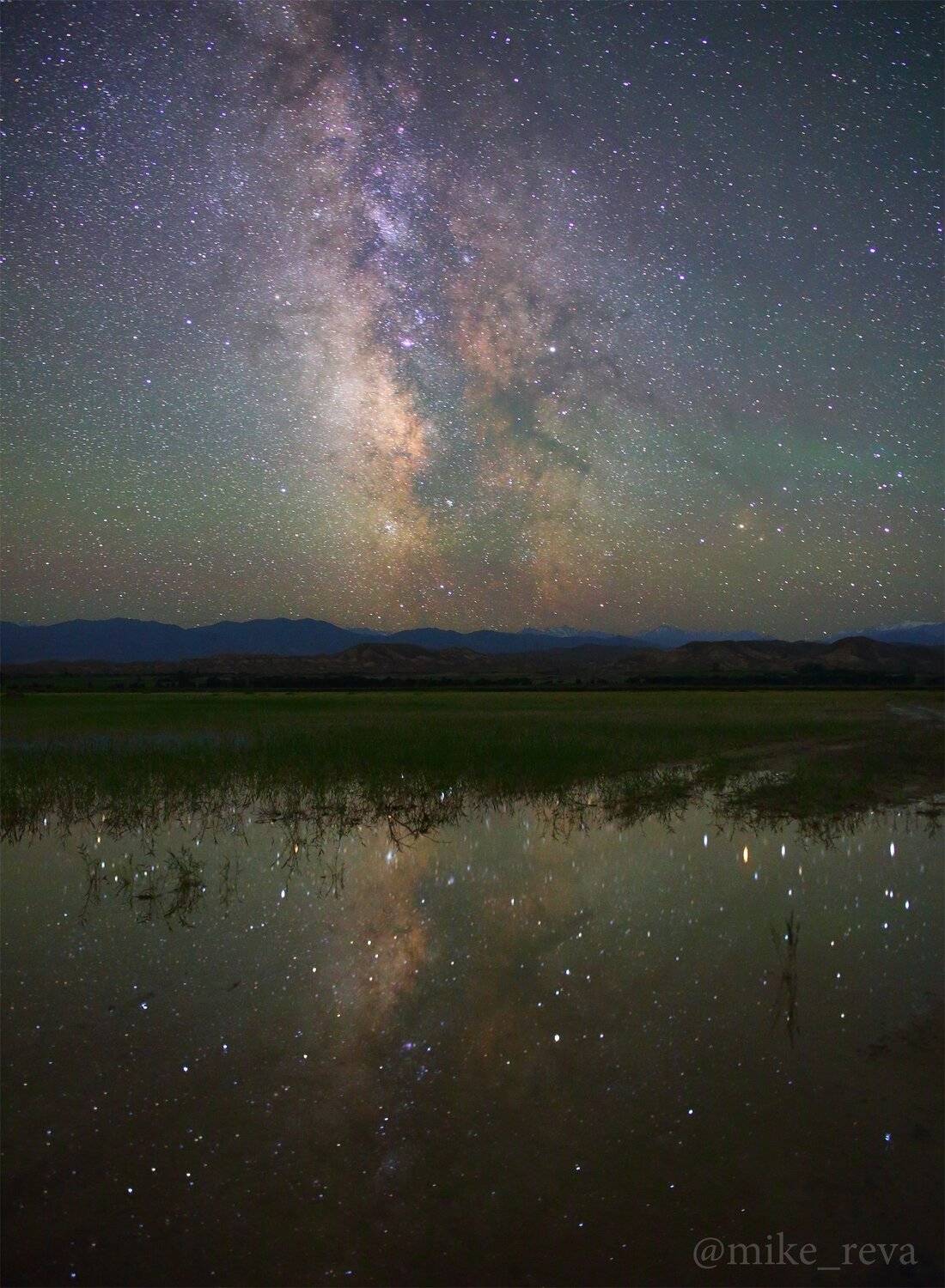 ночь звезды иссык-куль ночной пейзаж астрофотография млечный путь, Михаил Рева