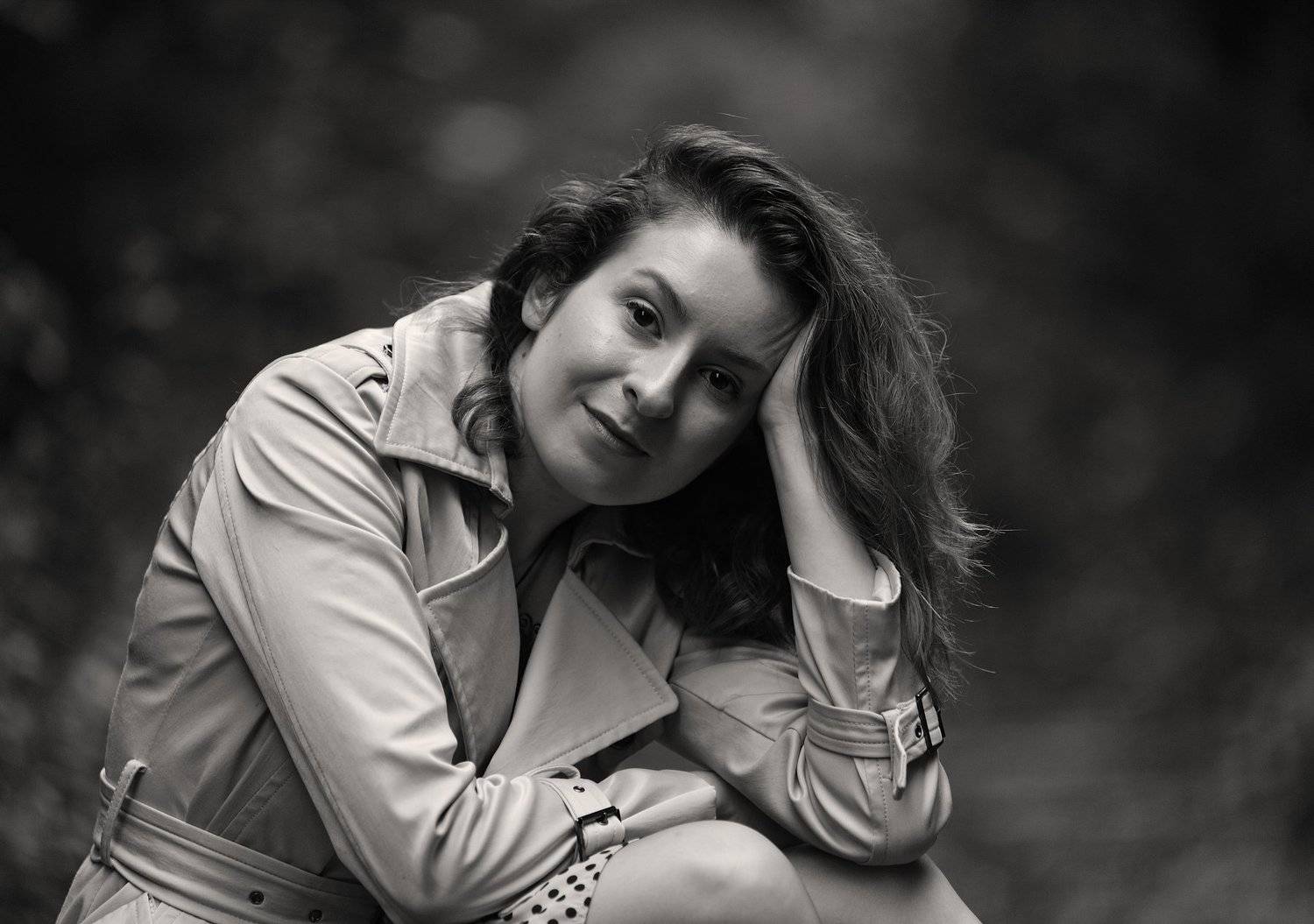 portrait,woman portrait,woman,beauty,monochrome,sepia,black and white,nikon,alexander zvir,nikon photographer., Alexander Zvir