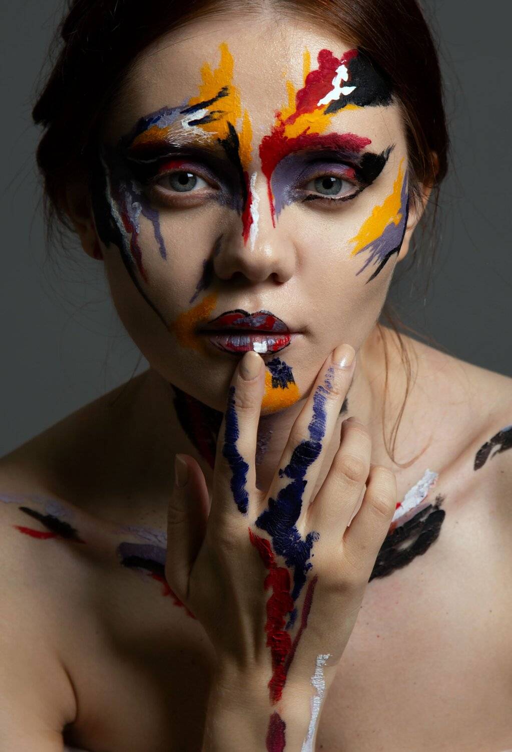 фотосессия, краски, Полина Ша