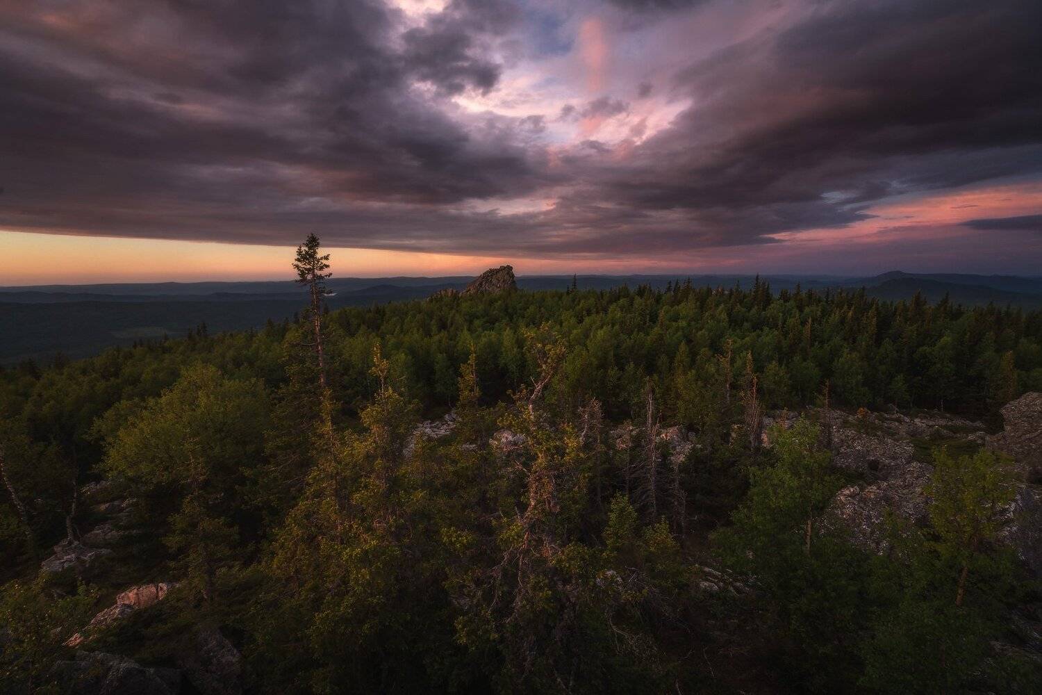 урал, горы, машак, рассвет, Владимир Ляпин