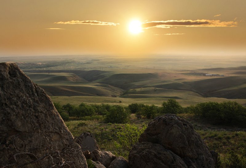 Рассвет в горах.. фото превью