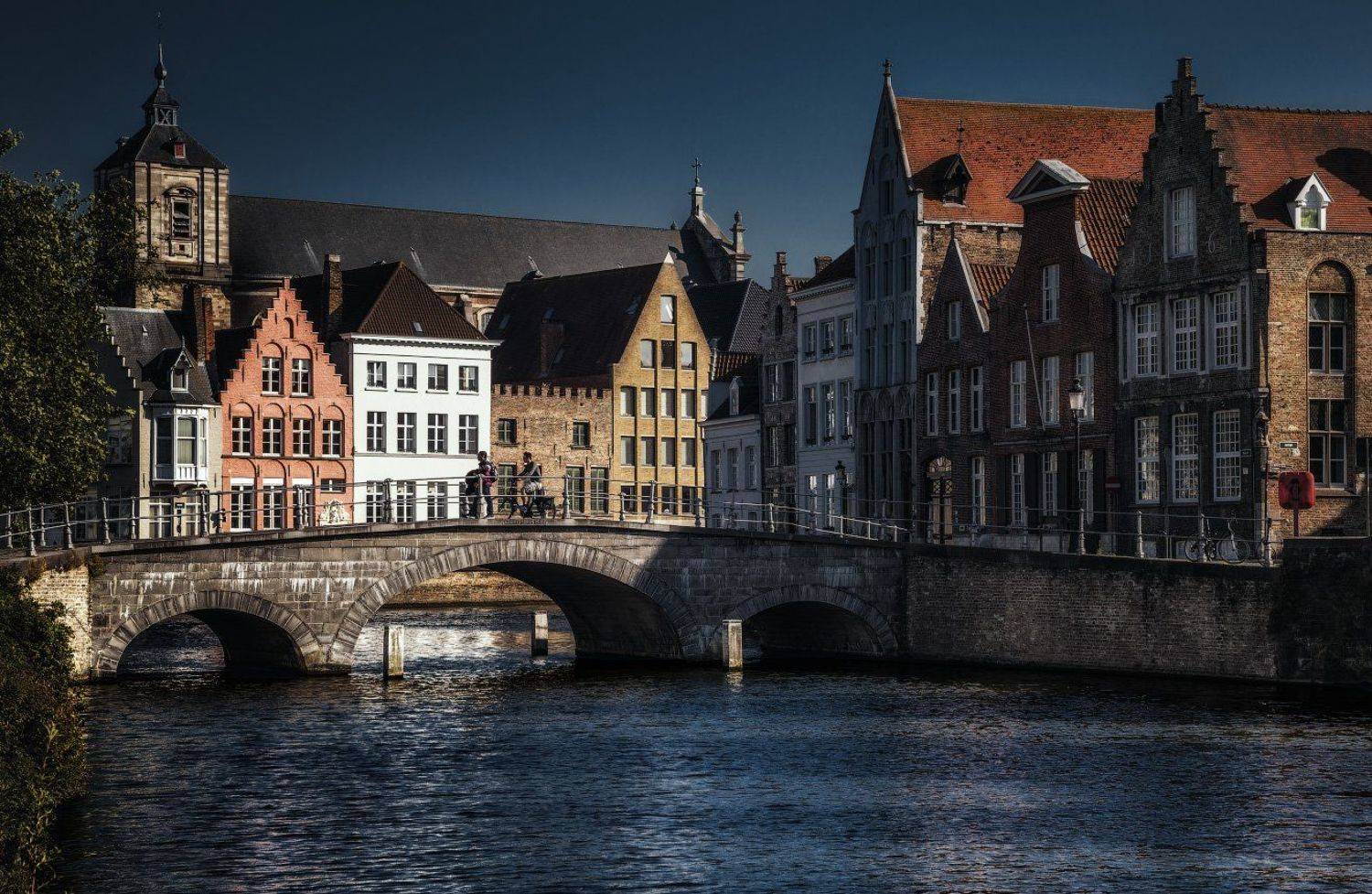 брюгге, бельгия, утро, brugge, bruges, belgique, belgien, Виктор Климкин