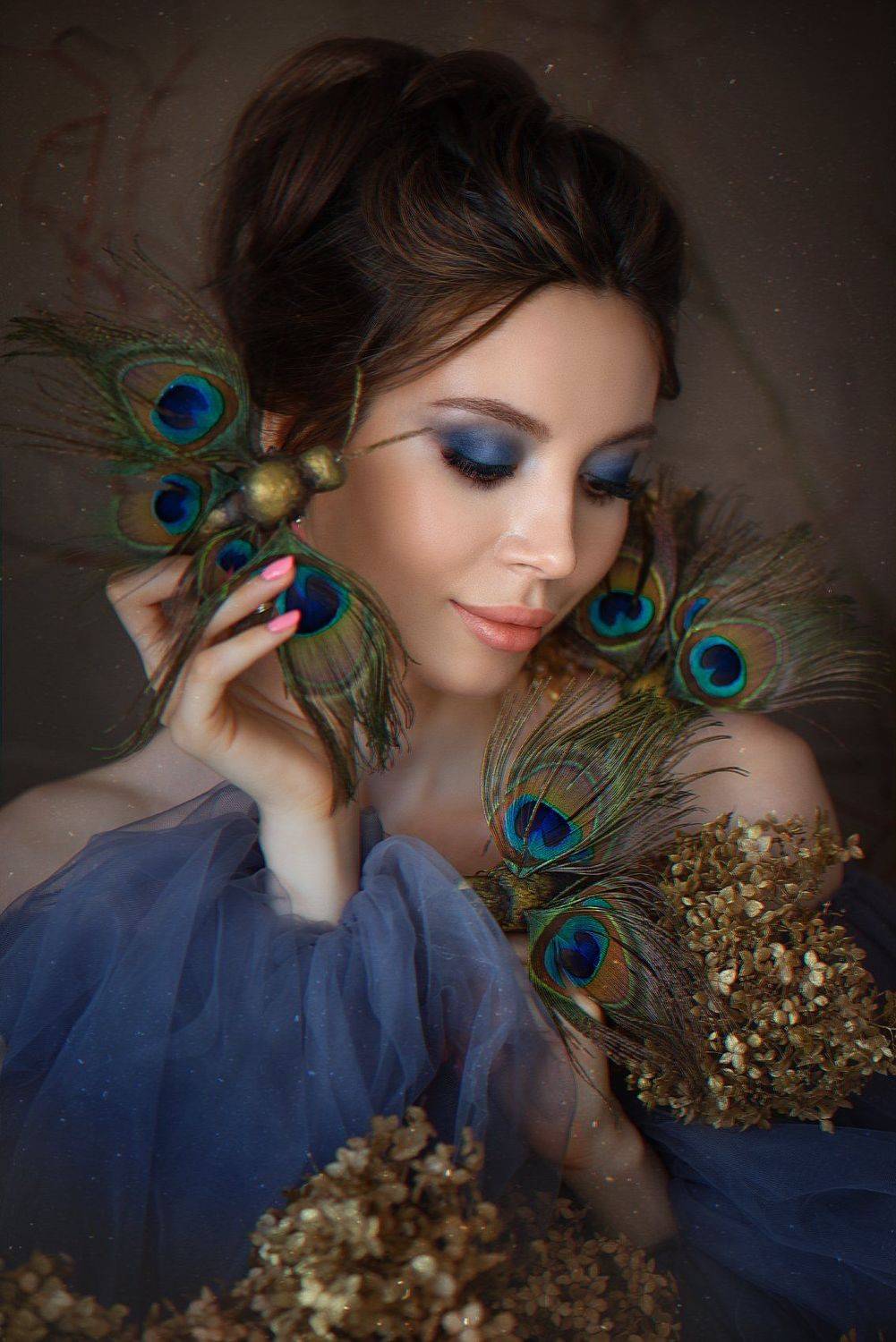 портрет, женскийпортрет, декор, домашняяфотосессия, женщина, цветок, Валентина Попова