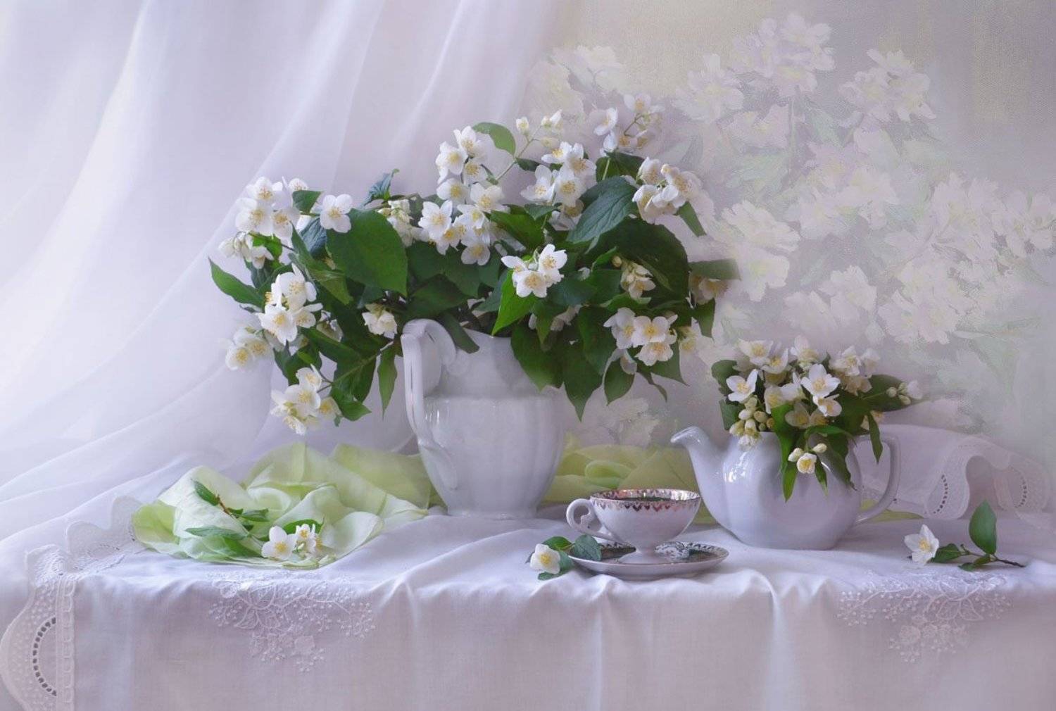 still life, фото натюрморт, стихи,  натюрморт, настроение,жасмин,фарфор, лето, июнь, Колова Валентина