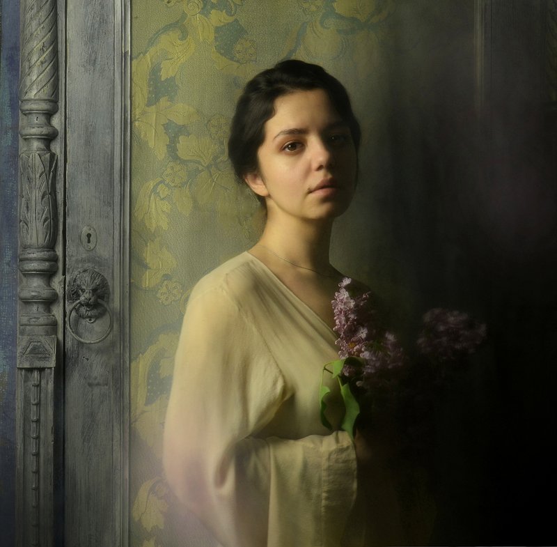 Живописный портрет фото превью