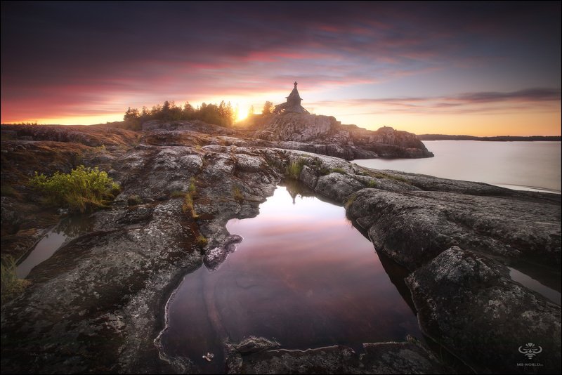 Белые ночи на Ладожских шхерах... фото превью