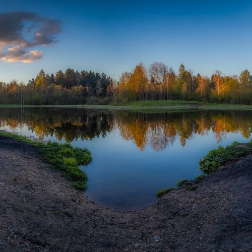 Отражения на закате