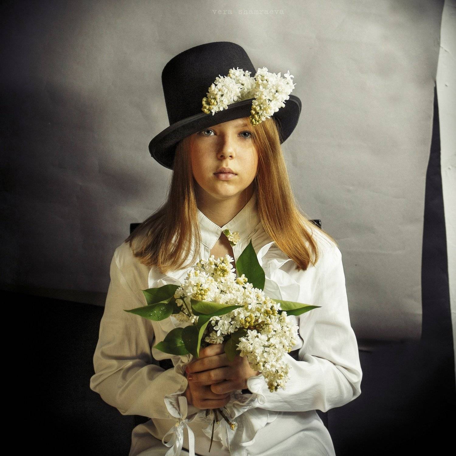 сирень, детское фото постановочное фото , Вера Шамраева
