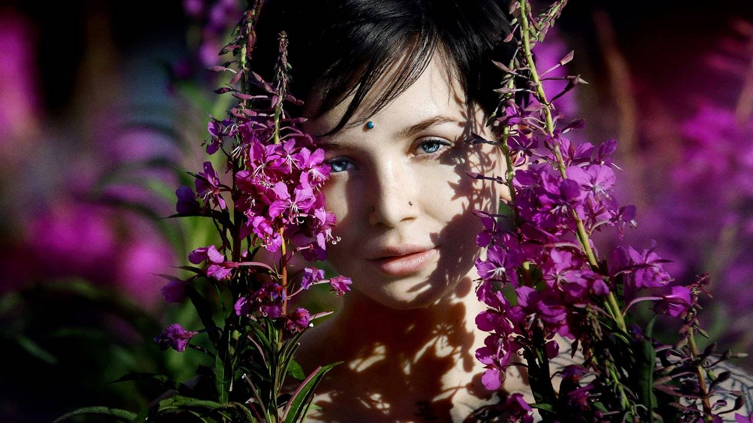 Девушка,цветы,поле,красота , Денис Лыткин