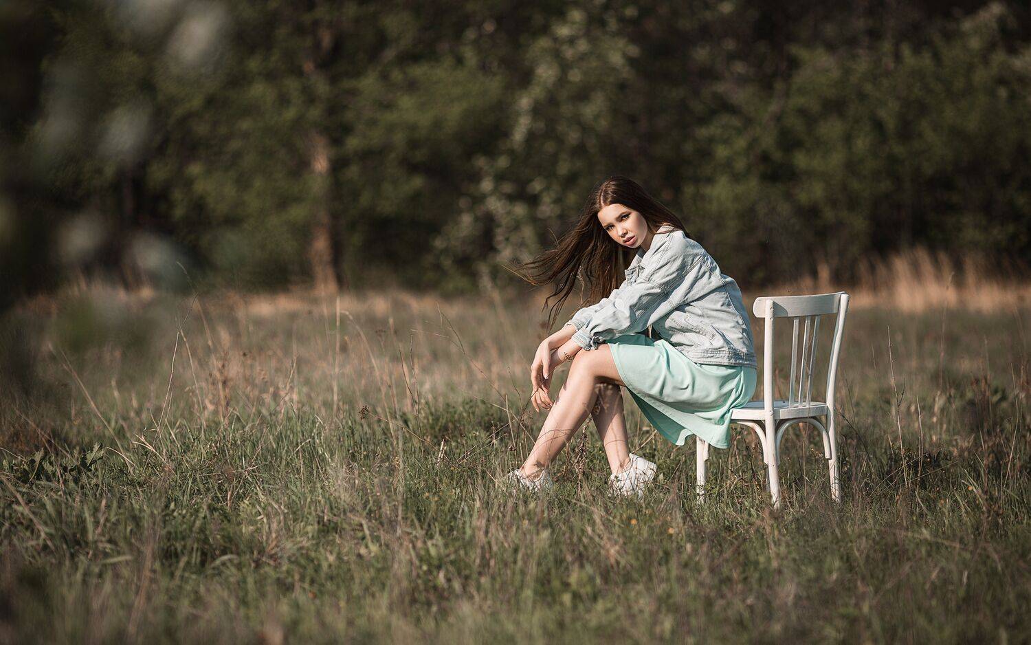 девушка, модель, портрет, фотосессия, природа, весна, день, ветер, солнце, girl, model, portrait, photo, nature, day, spring, wind, sun, Владимир Васильев