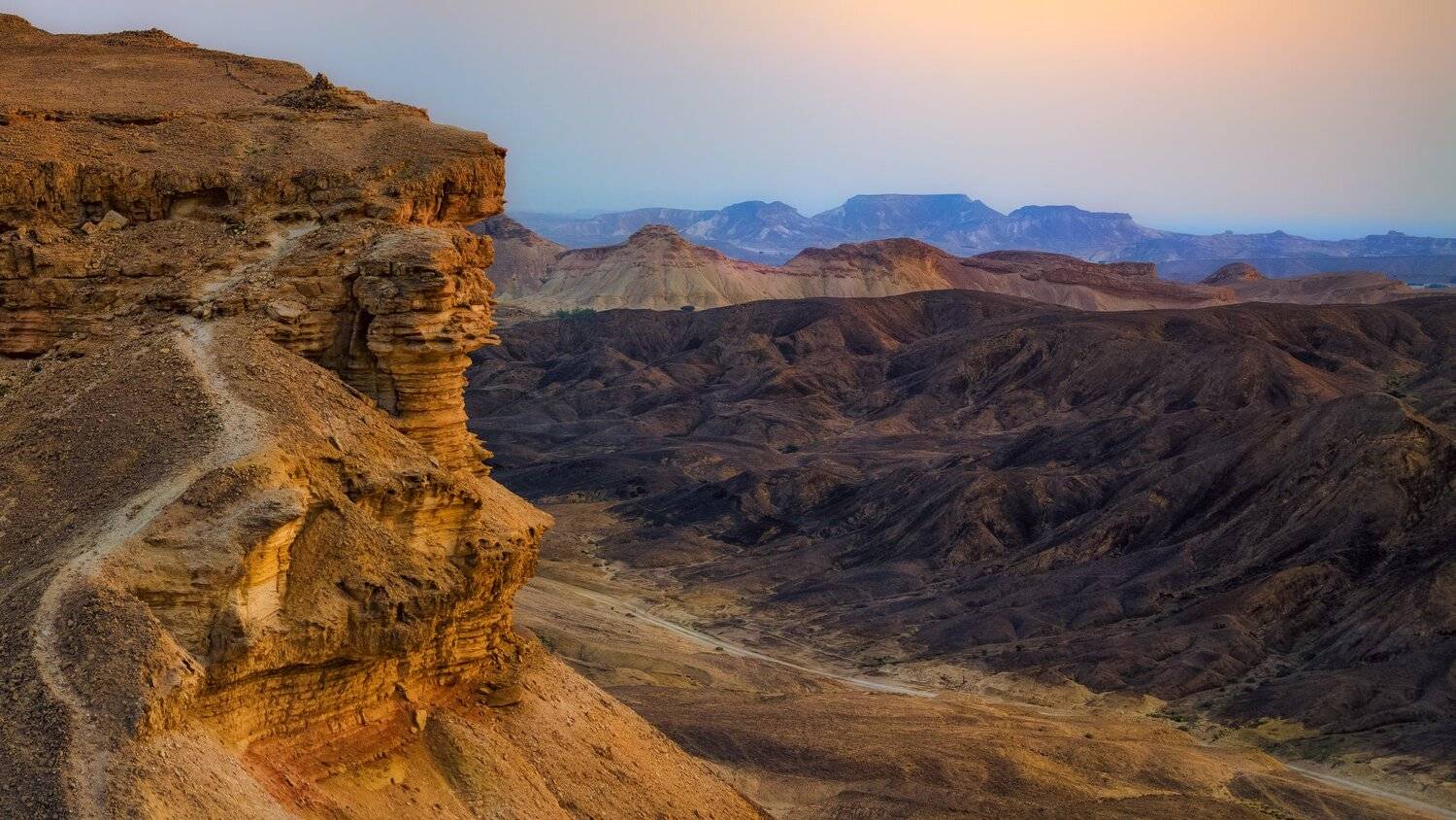 израиль, арава, рассвет, горы, небо, пейзаж, природа, пустыня, Евгений Шварцман