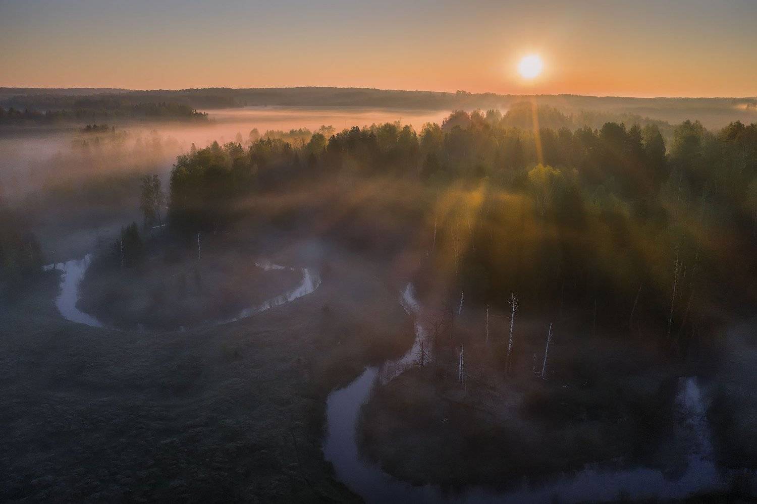 Фототуры с Владимиром Рябковым, деревня, Нижегородская область, Мавик 2 про,#sunrise #sunset #рассвет #закат  #Russiannature #Russia #Россия #природаРоссии #landscape #пейзаж #landscapephotography #Nikon #Никон , Владимир Рябков
