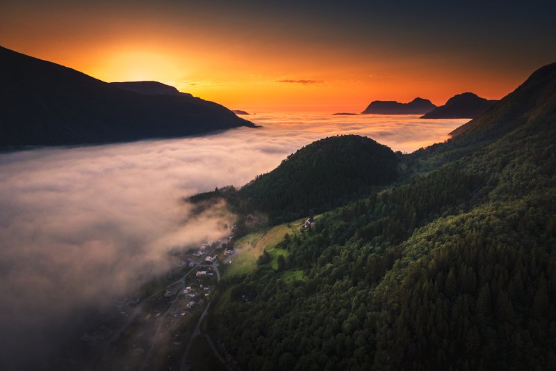 norway,landscape,light,drone Norway фото превью