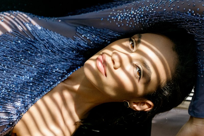 fujifilm, x-t1, girl, beautiful, sunlight, Blue dress фото превью