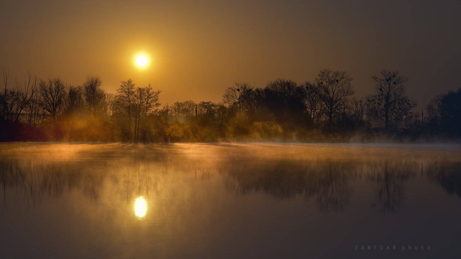 магия рассвета,магия, рассвет,озеро, пруд ,солнце, герпес, туман,zanfoar,czech republic,czechia,чехия,nikon d750, Zanfoar