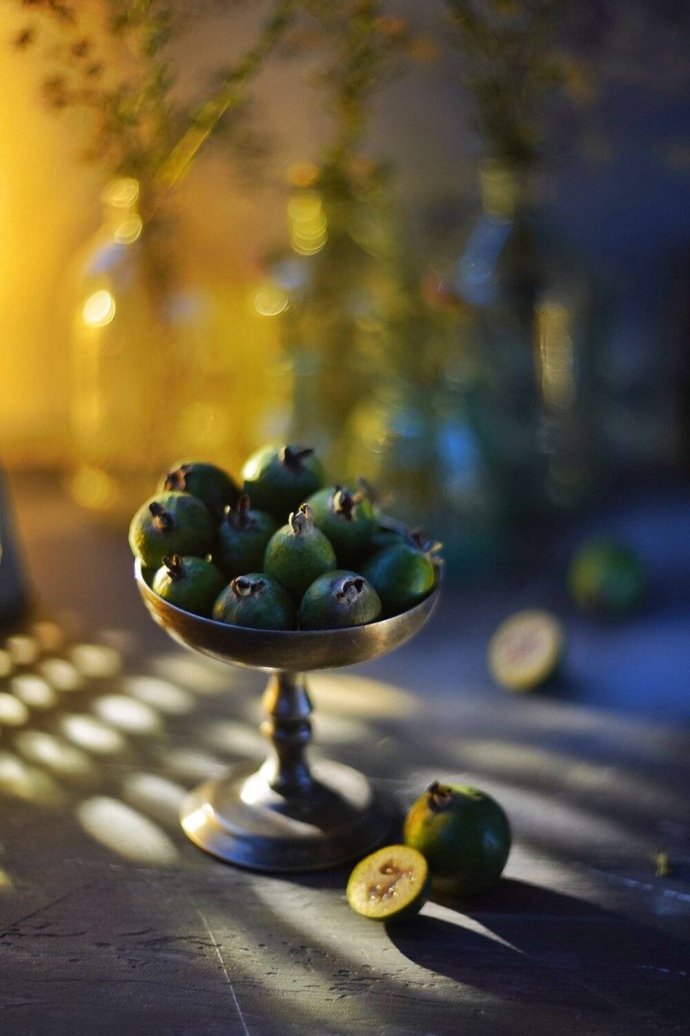 натюрморт, свет, синий, желтый, Анастасия Зубкова