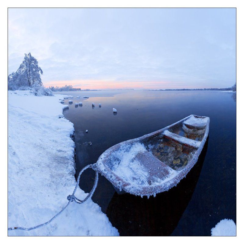 зима, шатура, лодка, озеро, снег О ЛОДКАХ ШАТУРЫ. фото превью
