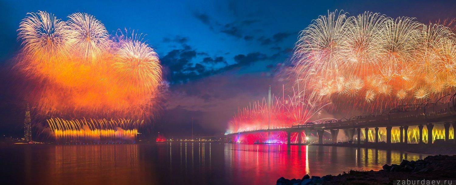 россия, петербург, алые паруса, салют, фейерверк, лето, Станислав Забурдаев
