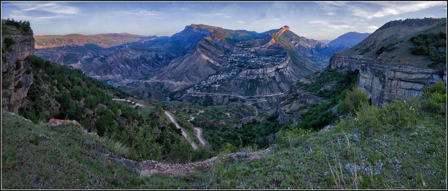 дагестан, гуниб, утро, панорама, АНАТОЛИЙ ДОВЫДЕНКО
