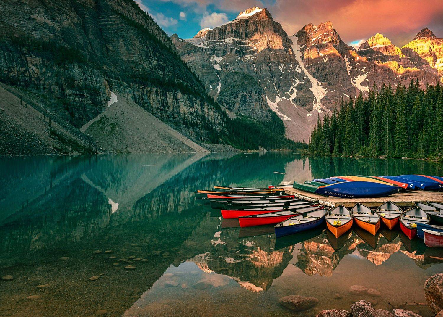 landscape, mountain, lake, canada, Go Andy