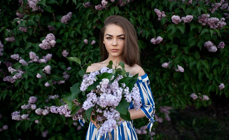 #girl #portrait #posing #blossom Deimante фото превью