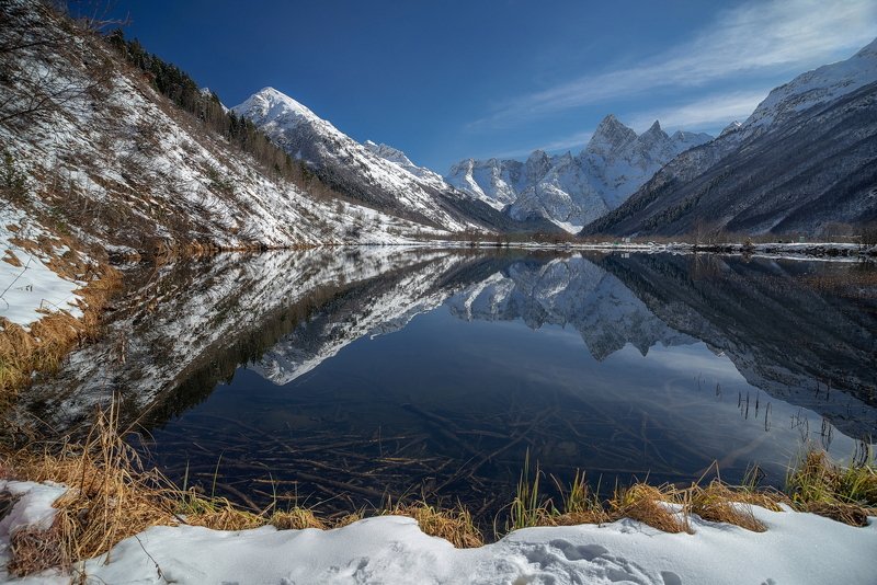 ПЕРВЫЙ СНЕГ НА ТУМАНЛЫ КЁЛЬ фото превью