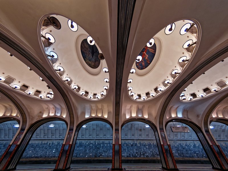 город, Москва, архитектура, метро,  Осьминожка \