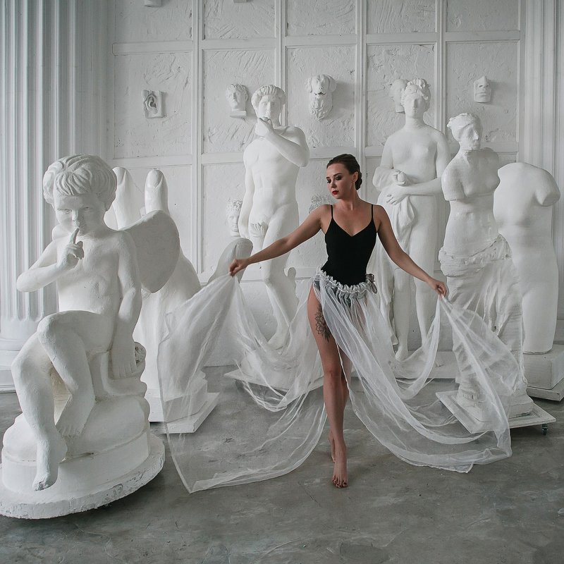 фотостудия, студия, модель, девушка Галатея фото превью