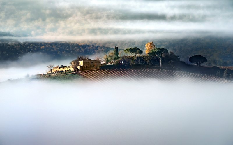 Fall in the clouds фото превью