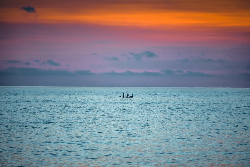 пейзаж Между морем и небом фото превью