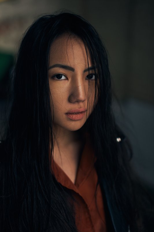 портрет, эмоции, взгляд, красивая, нежно, чувственно, азиатка Мира фото превью