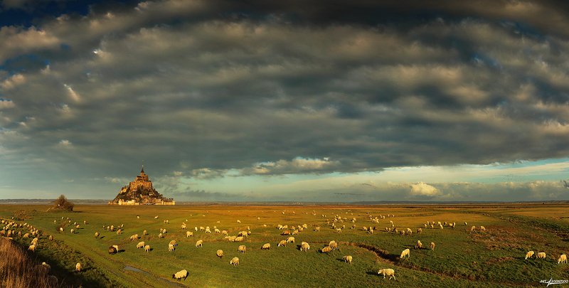 франция,mont saint-michel,france Про Свет и Тень фото превью