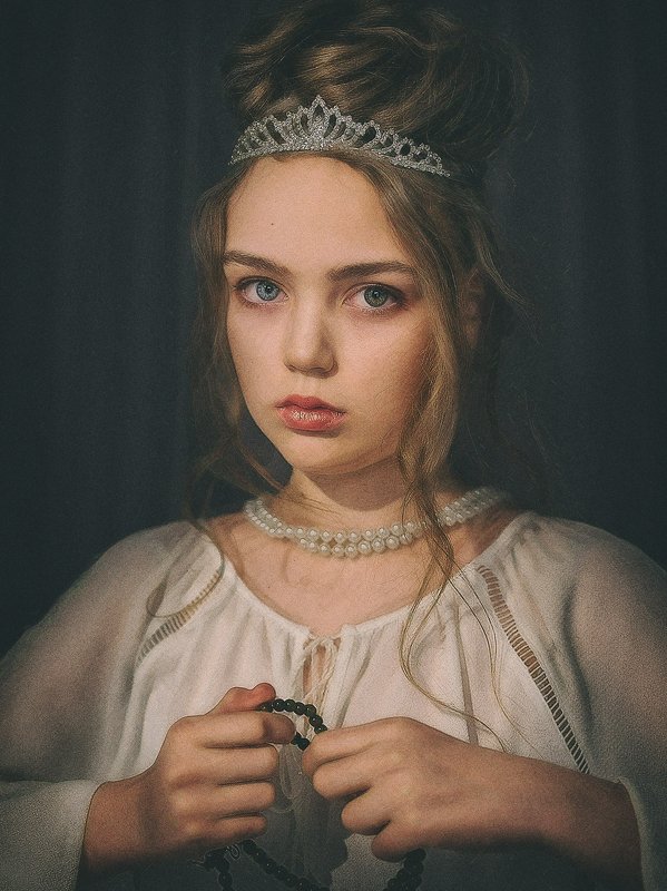 fine art, стилизация, портрет, классика Принцесса фото превью