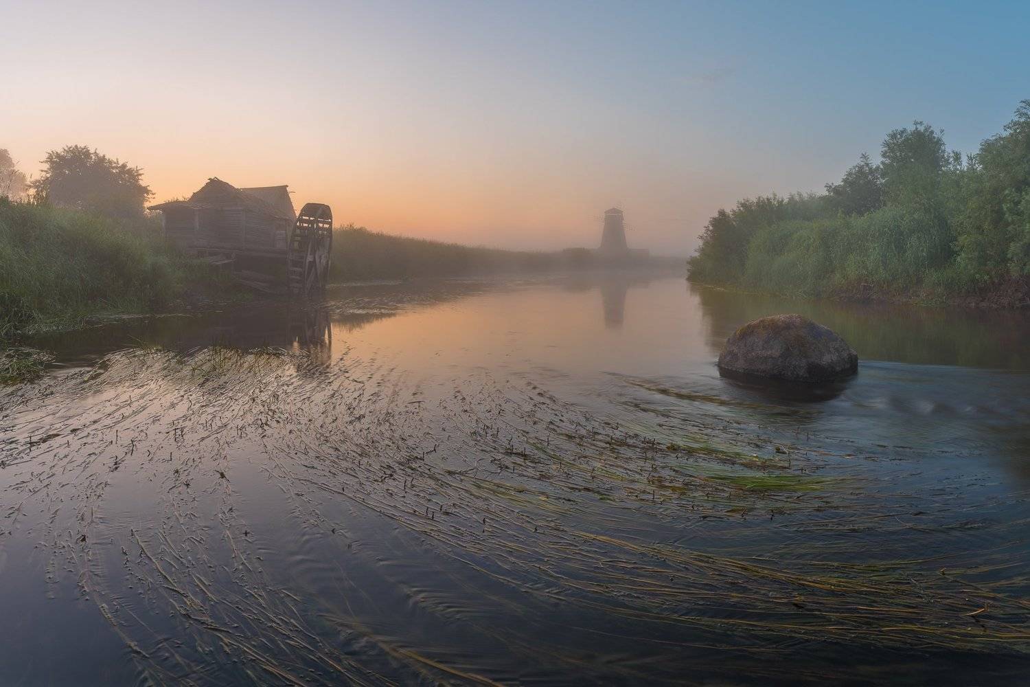 псковская область, сороть, панорама, Роман Фабричный