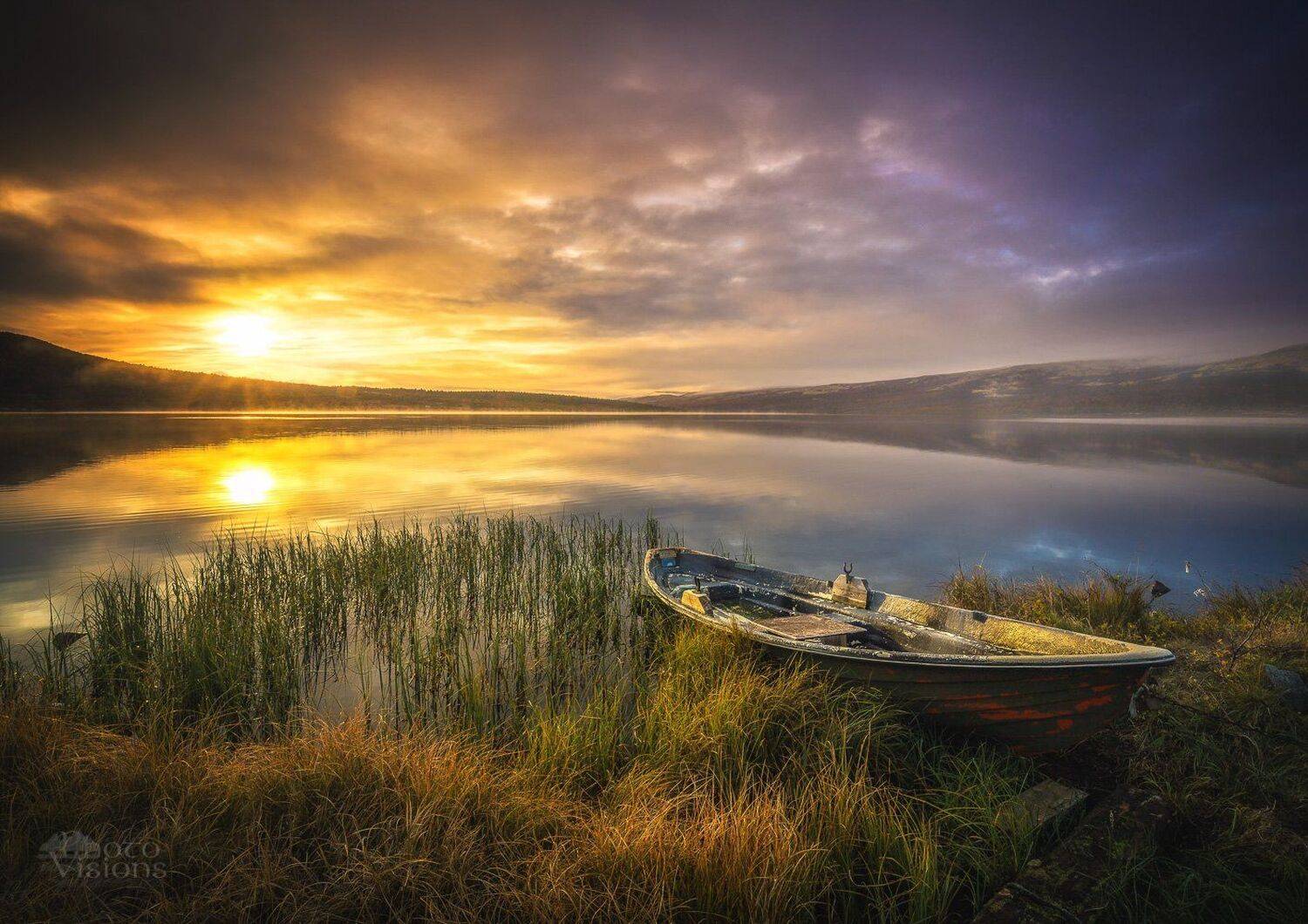 norway,lake,boat,norwegian,dovre,dovrefjell, Adrian Szatewicz