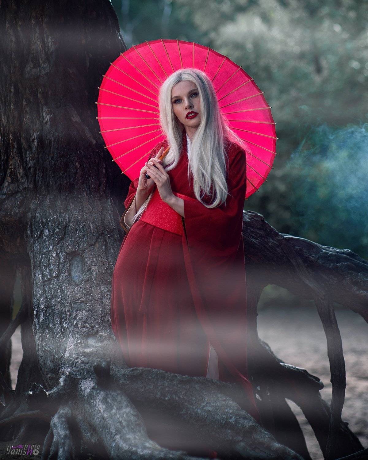 гейша, Япония, мифы, сказание, лес, ведьма, девушка, Янина Ермакова