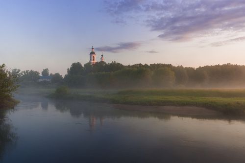 Рассвет на р. Шерна