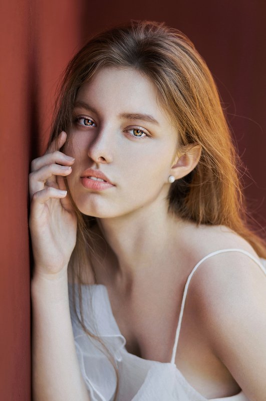 портрет, эмоции, взгляд, красивая, робко, нежно Евгения фото превью
