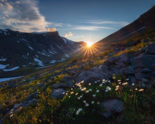 Хибины на закате