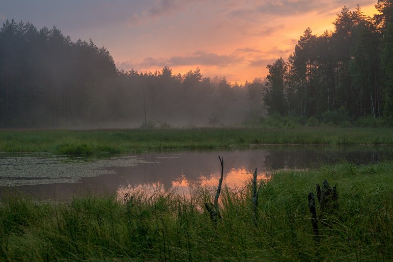 Закат после дождя фото превью