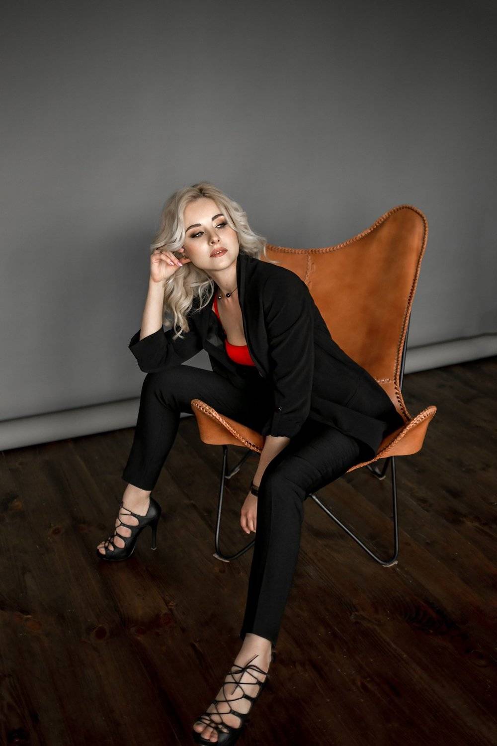 портрет, женский портрет, крупный план, студийный портрет, Галина Еленина