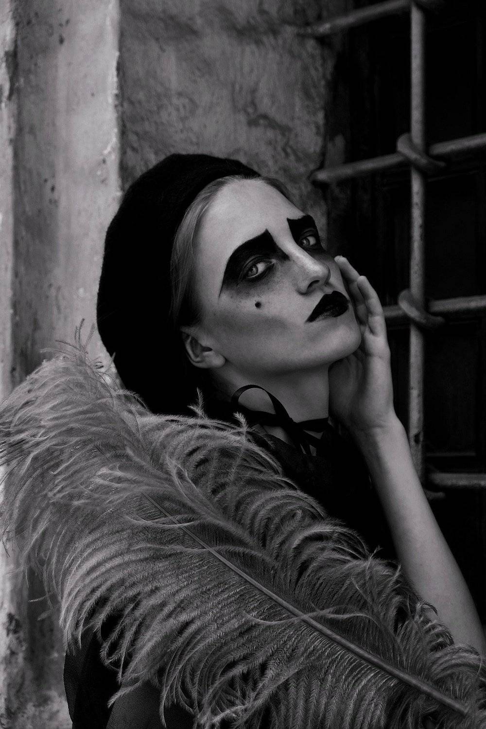 чб портрет, Polina Malykhina