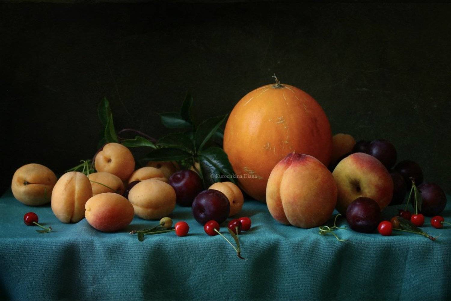 натюрморт, фрукты, Курочкина Диана