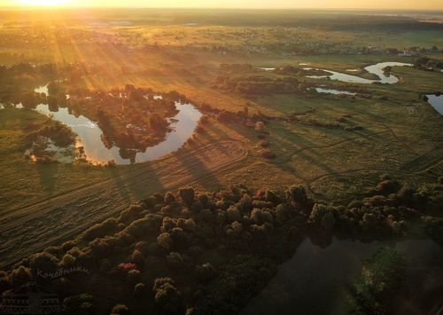 Рассвет в долине реки Протва