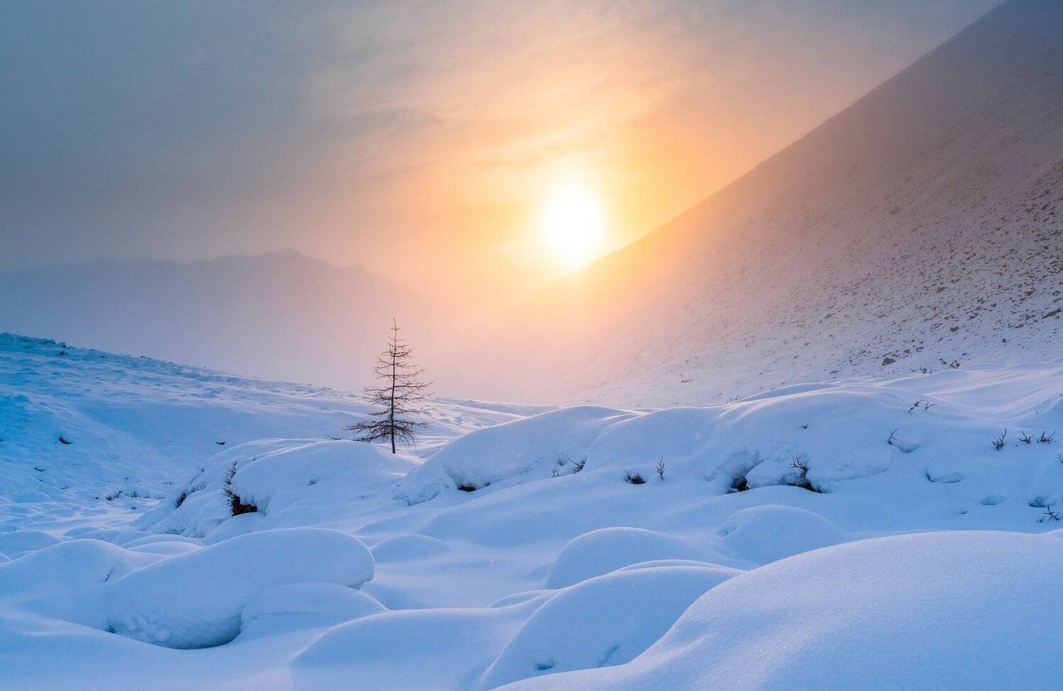 Якутия, Хребет Черского, зима, снег, Evgeniy Khilkevitch