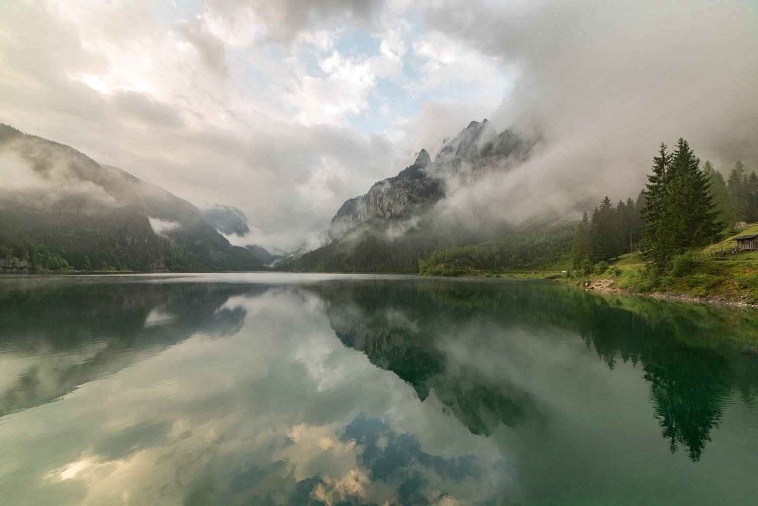 австрия, альпы, горы, озеро, Исаков Дмитрий