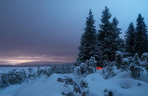 В сугробчике