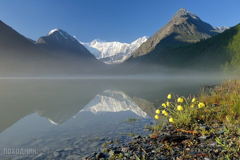 Озеро Аккем, подножие горы Белуха фото превью
